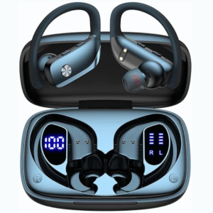 Bmani Wireless Bluetooth Earbuds, 48H Playback, Sport Over-Ear with Earhooks & Mic